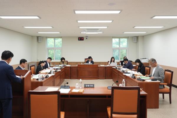 경산시의회 제272회 임시회 행정사회위원회 회의 (07.29)
