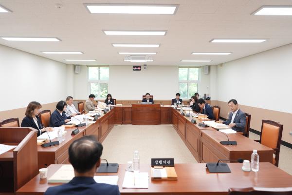경산시의회 제272회 임시회 산업건설위원회 회의 (07.29)