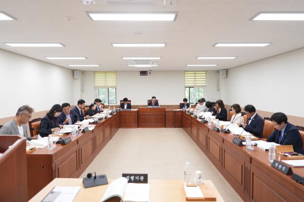 경산시의회 제272회 임시회 산업건설위원회 주관 연석회의 - 2026년도 주요업무 보고 청취 (07.27)