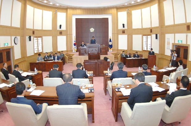 제119회 경산시의회 임시회 개회