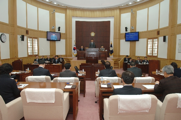 제163회 경산시의회 임시회 개회