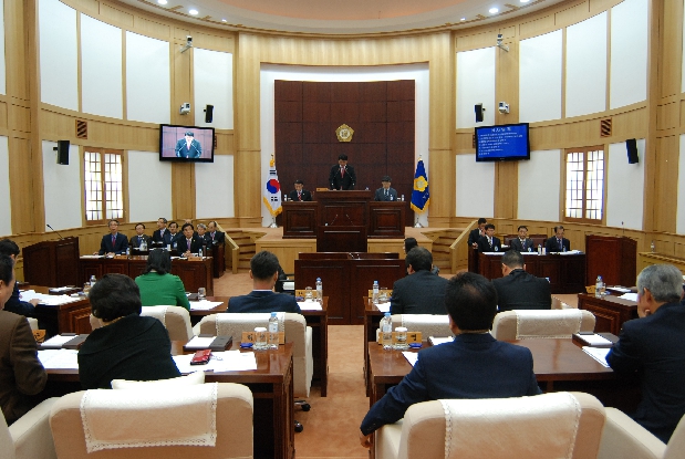 제175회 경산시의회 임시회 개회 