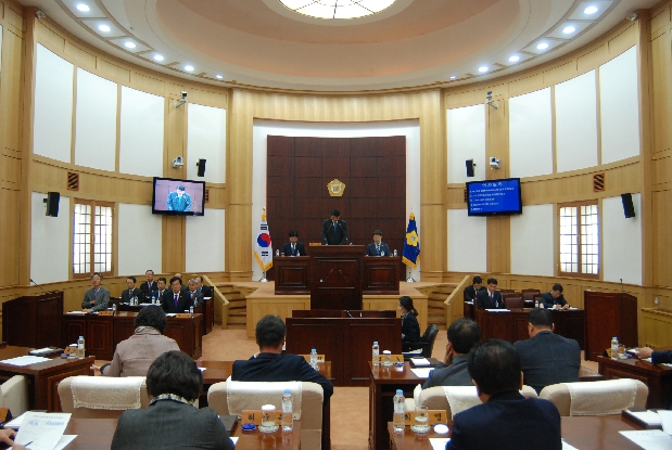 제179회 경산시의회 임시회 개회 