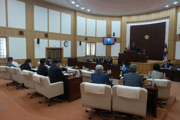 제187회 경산시의회 임시회 개회