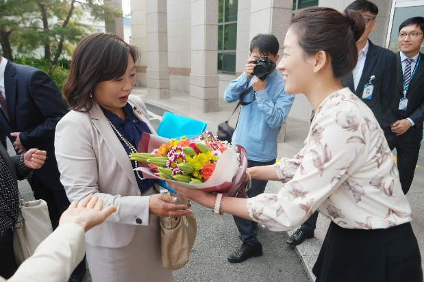 일본 조요시의회 의원, 자매도시 경산방문