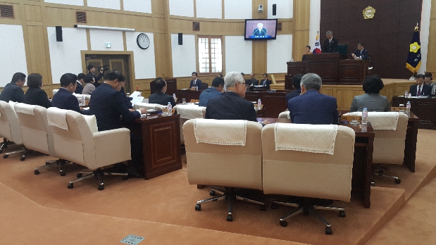 제196회 경산시의회 임시회 제1차 본회의 개회