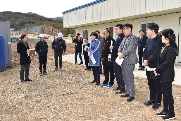 제208회 경산시의회 임시회 산업.건설위원회 주요 사업장 현장확인