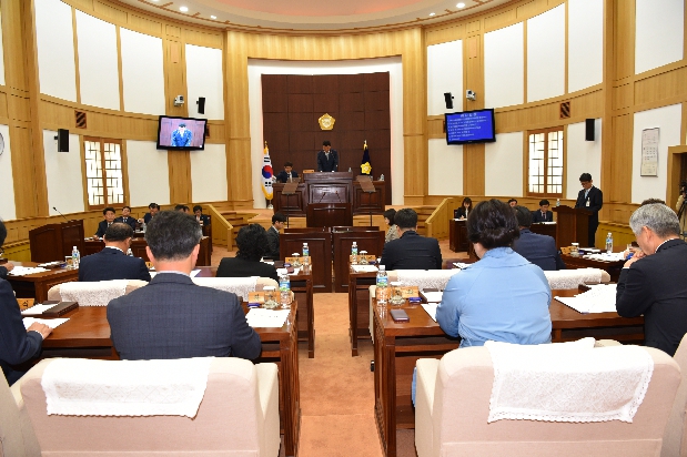 제209회 경산시의회 임시회 제1차 본회의 개회