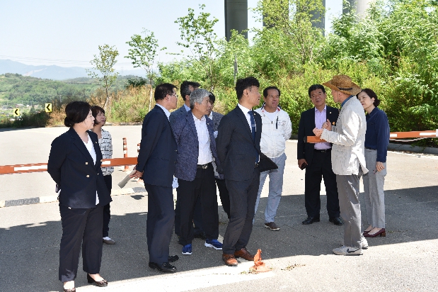 제210회 경산시의회 임시회 행정.사회위원회 주요 사업장 현장확인