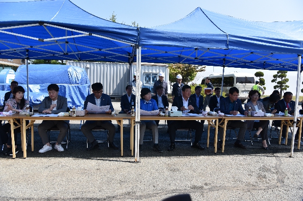 제211회 경산시의회 정례회 산업.건설위원회 주요 사업장 현장확인