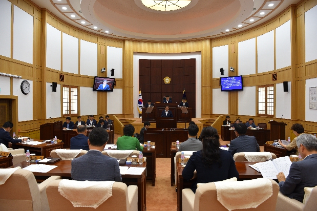 제212회 경산시의회 임시회 폐회 