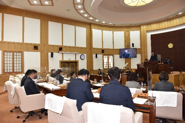 제243회 경산시의회 임시회 개회 