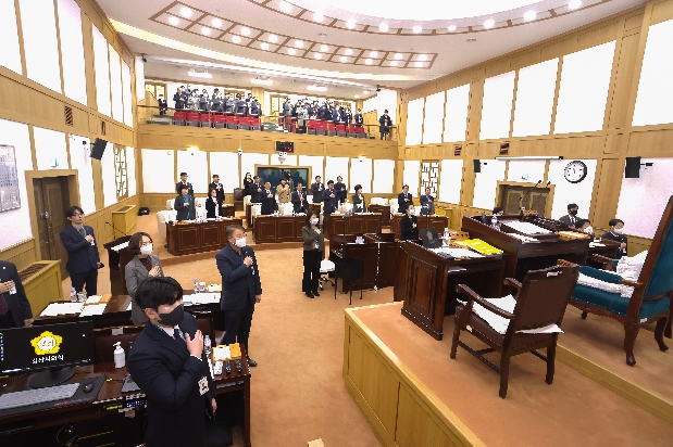 제244회 경산시의회 임시회 개회 