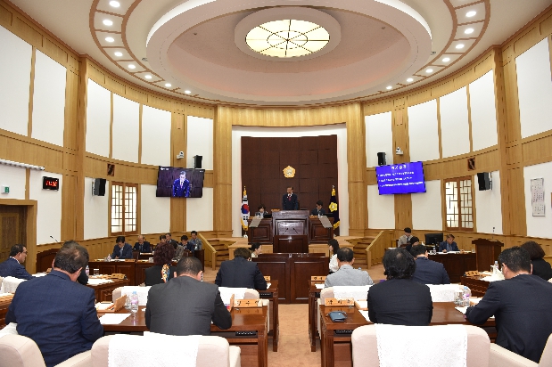 제246회 경산시의회 임시회 폐회