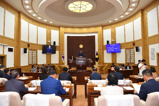 제257회 경산시의회 임시회 개회 