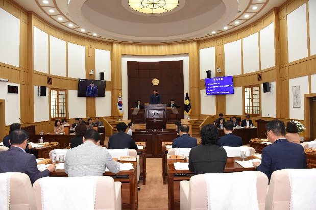 제257회 경산시의회 임시회 폐회