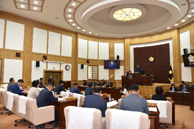 제258회 경산시의회 임시회 개회 