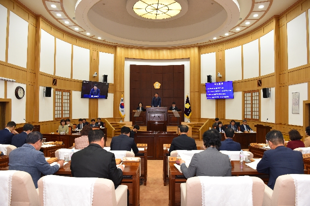 제258회 경산시의회 임시회 폐회 