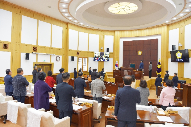 제260회 경산시의회 임시회 개회 