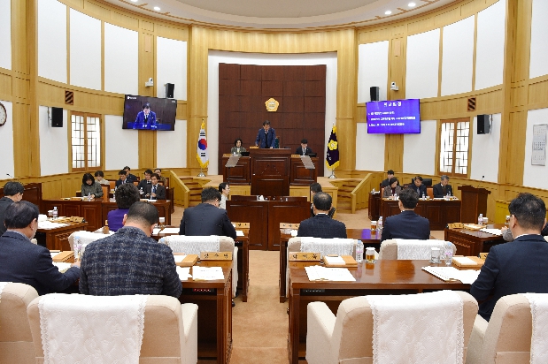 제260회 경산시의회 임시회 폐회