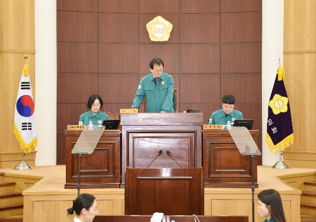제261회 경산시의회 임시회 개회 
