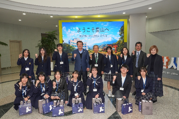 일본 자매도시 조요시 중학생 방문